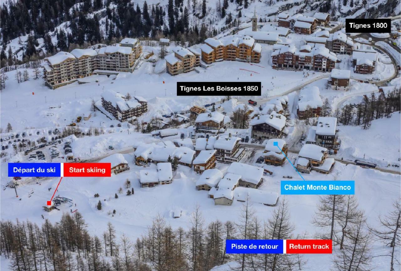 Chalet Monte Bianco Tignes Buitenkant foto